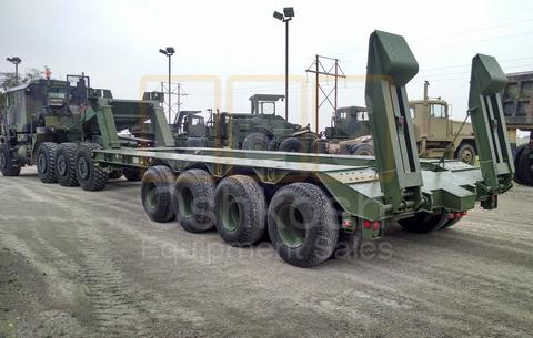 M747 60 Ton Military Lowboy Trailer (T-1100-34)